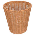 Rattan Trash Can Lid Versatile Woven Wastebasket for Kitchen and Living Room Natural Storage Basket Lightweight and Stylish Rattan Organizer