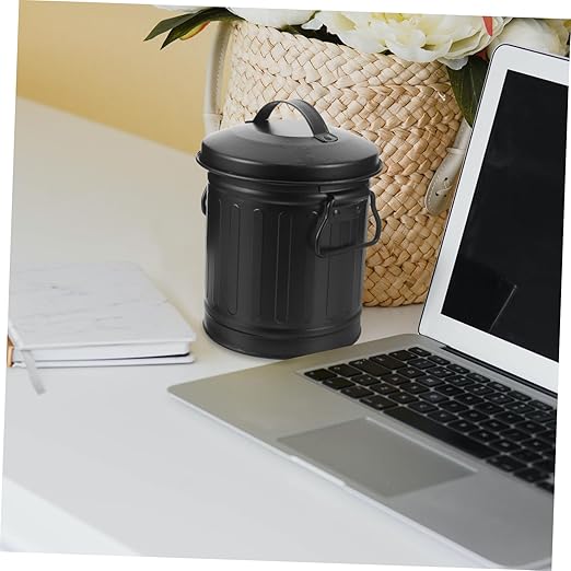 Simple Design Pencil Cup Desk Organizer Kitchen Trash Cans Small Wastebasket Material Multi-use