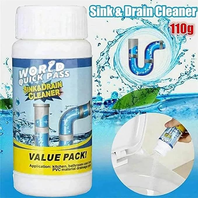High Speed Drain Cleaner Foaming Powder Pipeline Dredging Agent Sink and Drains Cleaners Sink &amp Drain Cleaner Wild Sink and Drains Cleaners