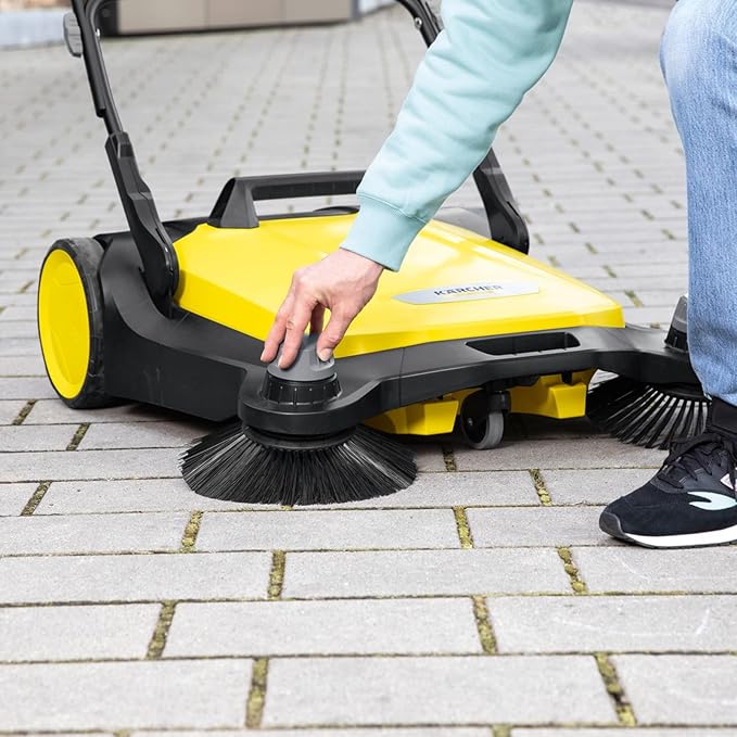 Kärcher S6 Twin Replacement Brushes - for Wet Conditions -Compatible with Karcher Push Sweeper S 6 Twin - 2 Pack