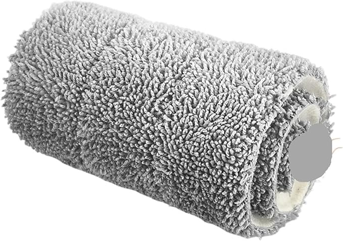 Mop for Wash Floor Cleaner Cleaning Flat Spin Bucket House Easy Home 360°Rotation(Only-32cm-1cloth)