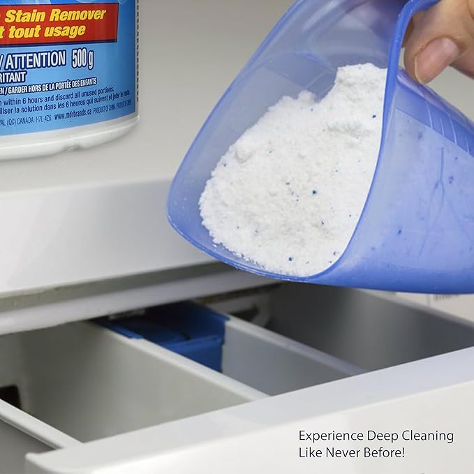 Club Supreme Cleaning Supplies - Oxy Powder Detergent Multipurpose Clean - Stain Remover Color Safe 500G
