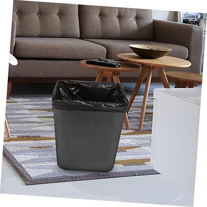 GANAZONO 25pcs Hdpe Trash Bags Thick Mil Tear-resistant Garbage Liners for Home Office Bathroom Waste Kitchen Can Liners for Heavy-duty Use