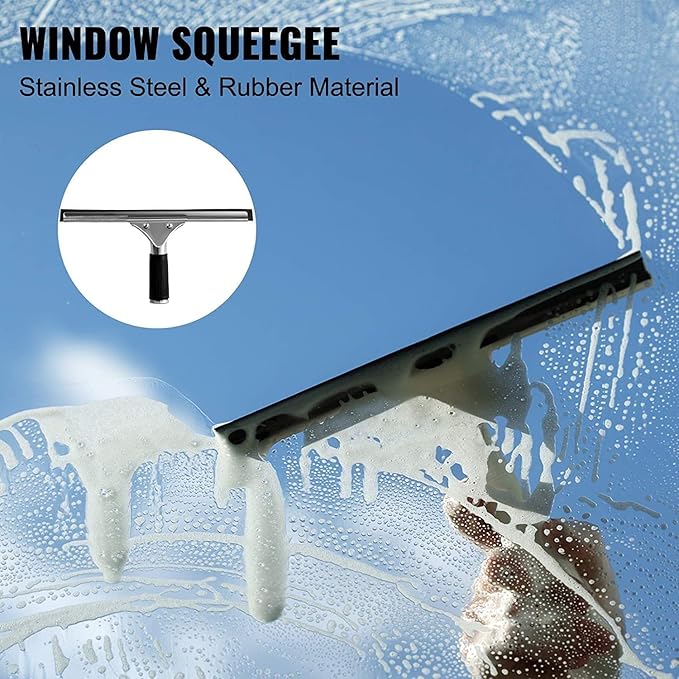 Water Supply Pole for Window GlassSolar Photovoltaic Panel Cleaning BrushAluminum Alloy Telescopic PoleGlass Cleaning Tools for Indoor/Outdoor High Window6.0 M/19.7 Ft