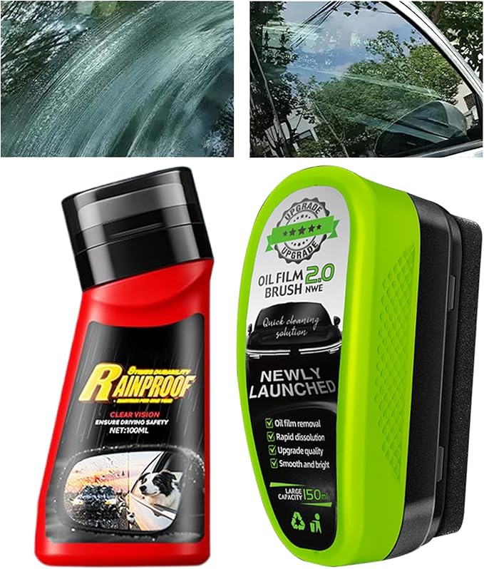 Window Fog SprayDeep Cleaning Long Lasting All Weather Mirrors Care - Coating Agent Car Glass Cleaner | for Lens Window Shower Door Marine Vehicles Windshield