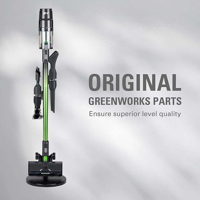 Greenworks Stick Vacuum Foldable Stand for Charger (Black) Works with Greenworks 24V Stick Vacuums (SVW24L411 SVG24L411 ‎SVW24L410 ‎SVG24L410)