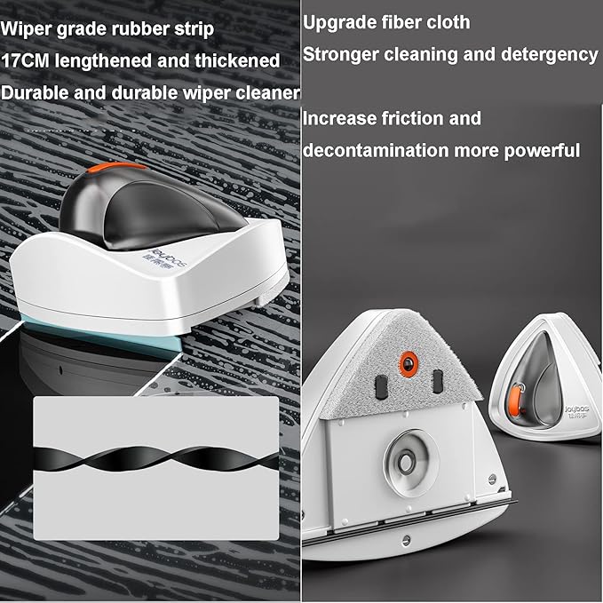 Magnetic Window Cleaner Double-Sided Magnetic Window Cleaner Adjustable Magnet Force with Water Storage Function Wipe The Glass Artifact HouseholdHigh-Rise Window Glass Cleaning Tool