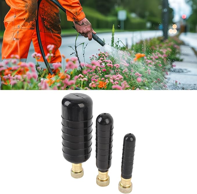 Drain Bladder Kit 3PCS Rubber Drain Unclog Bladders with Hydraulic Power for 1 to 6 Inch Pipes Bathroom Kitchen Sinks