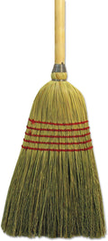 Boardwalk 926CEA Parlor Broom Corn Fiber Bristles 42-Inch Wood Handle Natural