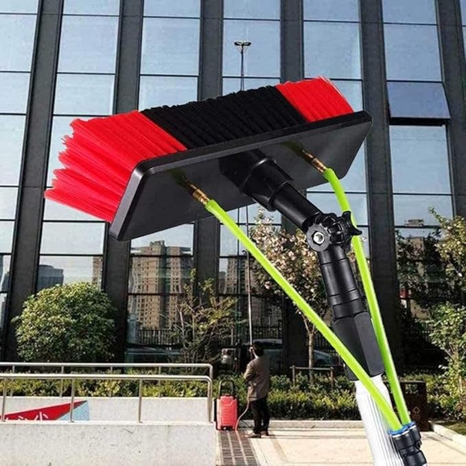 Window Cleaning PoleWater Fed Telescopic BrushExtendable Cleaner Conservatory RoofCleaning Photovoltaic and Solar PanelsWaterfed Telescopic Pole System24FT/7.2m
