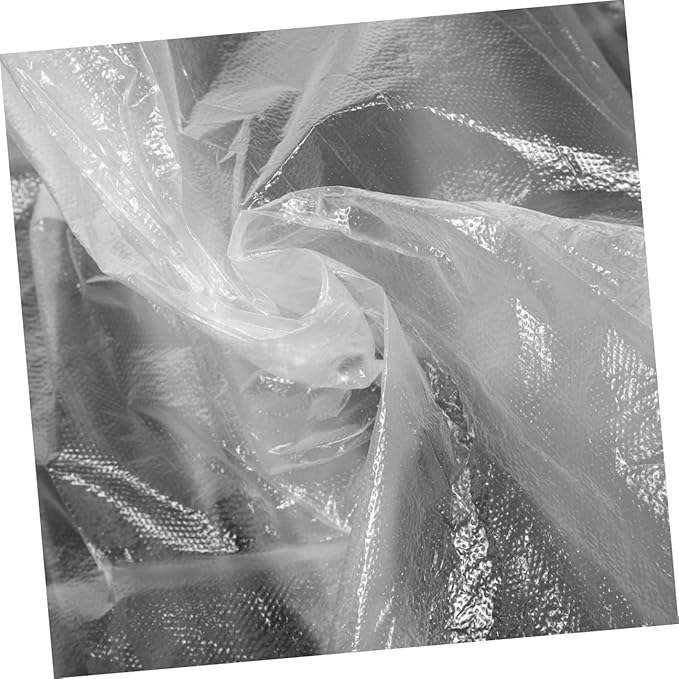Angoily Thickened White Flat Mouth Trash Bags 300pcs (30pcs/roll X 10 Rolls) Plastic Garbage Bags for Home Bathroom Office Kitchen Waste Disposal