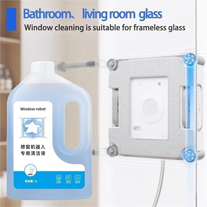 Glass Window Cleaning Solution Compatible With ECOVACS Winbot W1 PRO/W2 PRO/W2 PRO OMNI/W2 OMNI/Winbot MINI(1 pack)