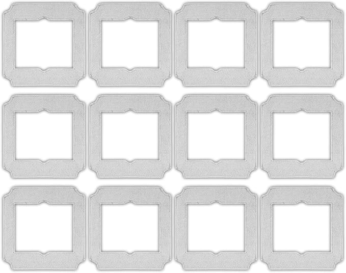 (12 Pack) Replacement Mop Pads Compatible with ECOVACS Winbot Mini Window Cleaning Robot Part No. W-CC02-0012 Washable Mop Cloths Accessories Kit Mop Pad Refill Replacement Kit