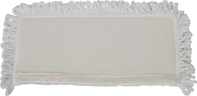 Harper Live.Love.Clean. Bamboo 2-in-1 Smooth Surface Wet/Dry Dust Mop with (2) Washable Pads for Cleaning Dust Pet Hair &amp Fine Dry Dirt