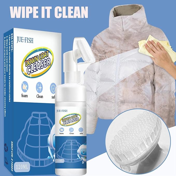 Down wash Cleaner Cleaning Down Dirt Effective Strong Cleaning Performance wash-in Cleaner for Laundry Down-Filled Coat Jackets Garments