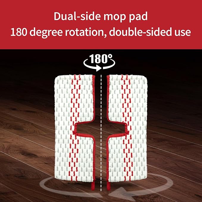5 Pack Microfiber Mop Refills - Spray Mop &amp Flat Mop Replacement Pads | Mop Heads Replacements Compatible with ProMist MAX Washable &amp Reusable Mop Refills