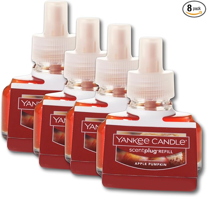 Yankee Candle ScentPlug Refill (2.5 Ounce (Pack of 4) Apple Pumpkin)