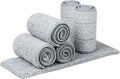 Microfiber Mop Pads 32-inch Replacement 6 Pack Reusable Wet &amp Dry Refill as Well as 36-inch Wet-use mops.