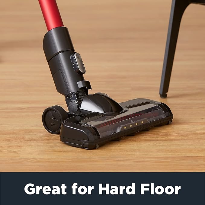 Eureka Cordless Vacuum Cleaner Vacuum Cleaner for Home Rechargeable Lightweight Stick Vacuum for Hardwood and Pet HairRose Red NEC101