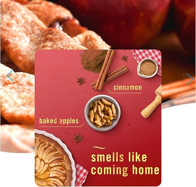 Febreeze Fall Holiday Variety Pack 3 Refill Plug In Limited Edition Scents | Fig &amp Plum | Cranberry Tart | Winter Spruce (Baked Cinnamon Apples)