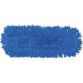 Rubbermaid Commercial Products Twisted Loop Dirt Mop Head Replacement 24-Inch Blue Protective Fibers to Avoid Dirt Wet Mop for Floor Cleaning Office/School/Stadium/Lobby/Restaurant
