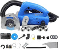 Tile Grout Cleaning MachineGrooving Tool9000 RPM Professional Tile Grout Remover Machine with Dust Bagfor Floor and Wall Seam Cleaning A