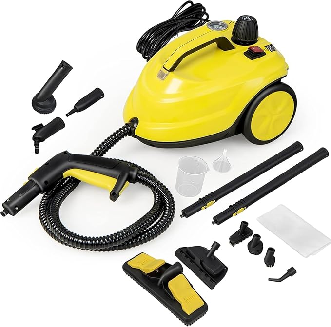 Steam Cleaner Multipurpose Powerful Steamer with 13 Accessories Portable Handheld Steam Mop with 1.8L Tank Household Cleaning Machine