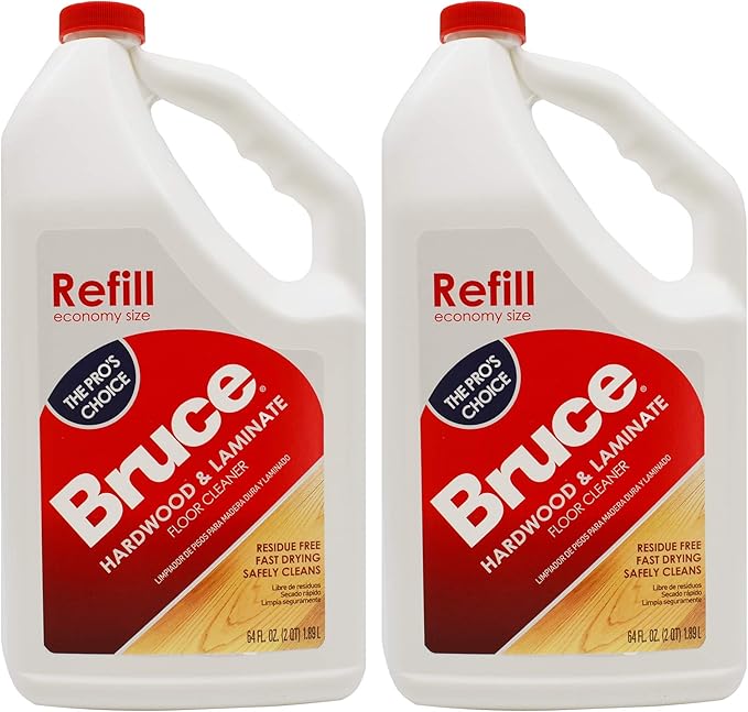 Bruce Hardwood &amp Laminate Floor Cleanr - 64oz Refill - 2 Pack