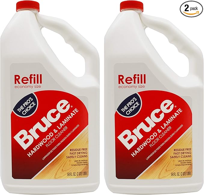 Bruce Hardwood &amp Laminate Floor Cleanr - 64oz Refill - 2 Pack