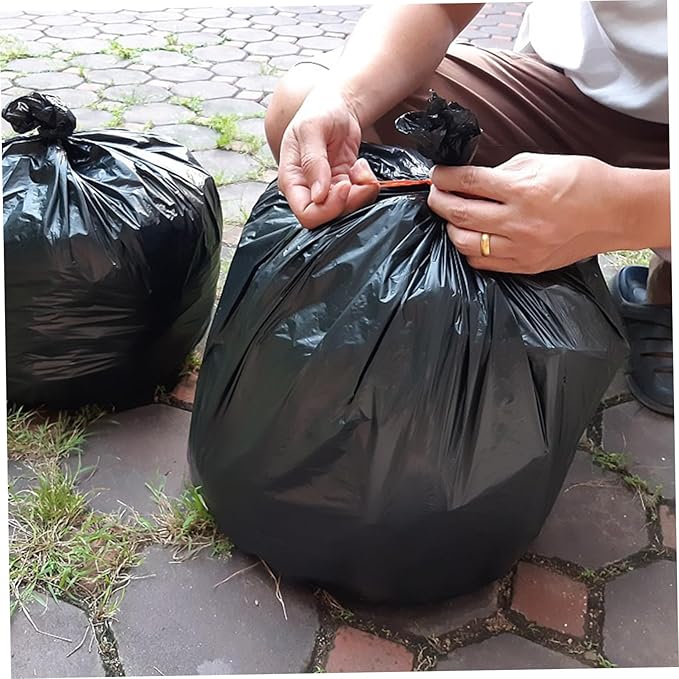 200Pcs Thickened Biodegradable PE Trash Bags for Bathroom Toilets Disposable Portable Garbage Liners with Rubbish Pouches for Home and Travel