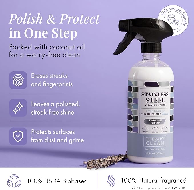 Therapy Stainless Steel &amp Cooktop Cleaner Bundle
