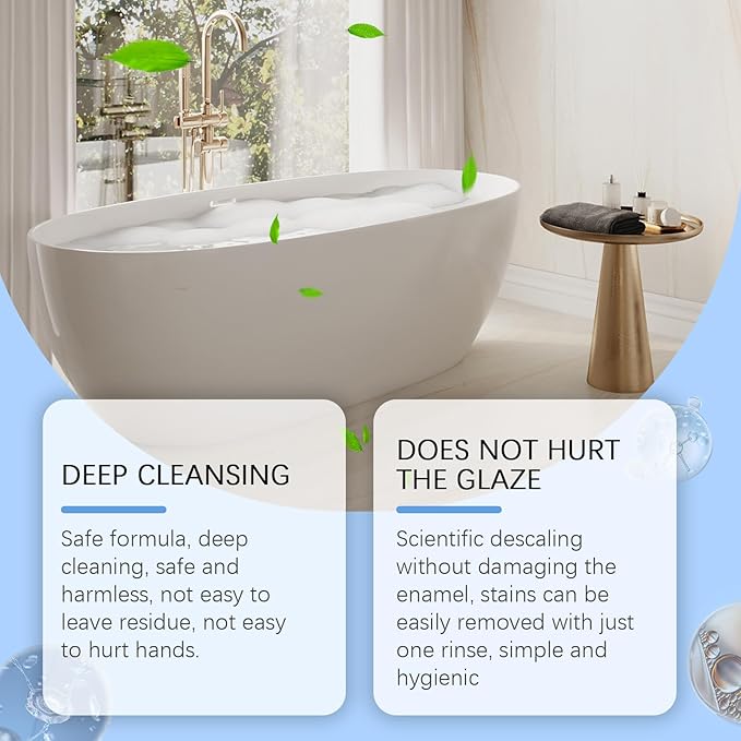 Toilet Bowl Cleaner 150g Easy Deodorizing Formula with Deep Cleaning Effect 6-Pack