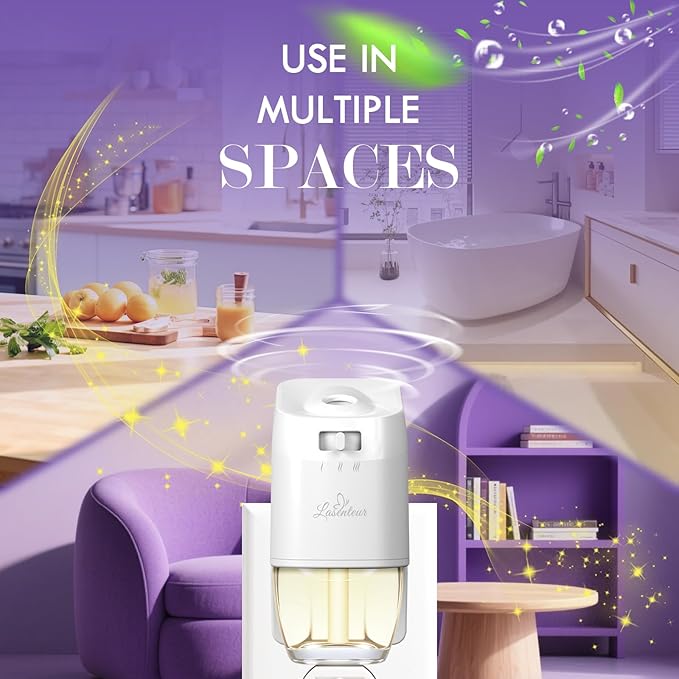 Plug In Air Freshener Refills Peony Jasmine Lilac &amp Orchid Scent Combination For Home Bathroom 12 Count Plug-In Fragrance Refill Compatible with Air Wick &amp Glade Not Include Glade Plus