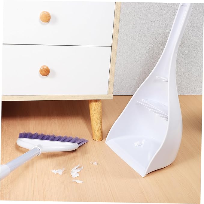 Zerodeko Mini Broom Dustpan Set Small Brush for Kitchen Apartment Cleaning Essentials