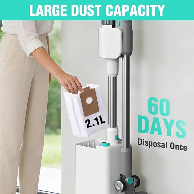 HAUSHOF Cordless Vacuum Cleaner with Auto Empty Station &amp Cordless Carpet &amp Upholstery Cleaner