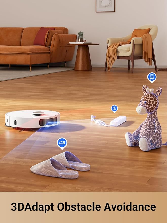 DREAME L10s Pro Ultra Heat Robot Vacuum and Mop Combo Mop Extend 7000Pa Suction Auto Robot Care and Maintenance 136°F Hot Water Mop Self-Cleaning Obstacle Avoidance Ideal for Hair Carpets