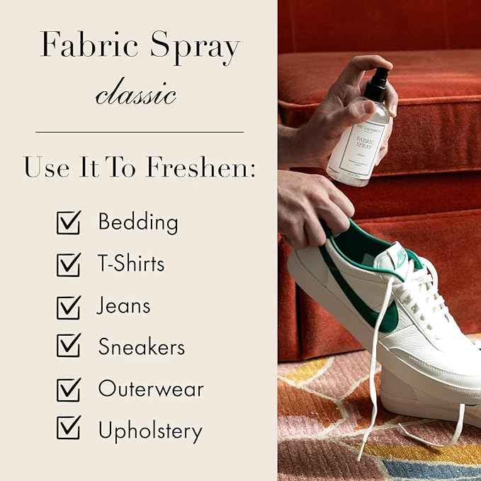 The Laundress Classic Fabric Spray Clean Laundry Scent 8 oz + The Laundress Wool and Cashmere Fabric Spray Cedar Scent 8 oz