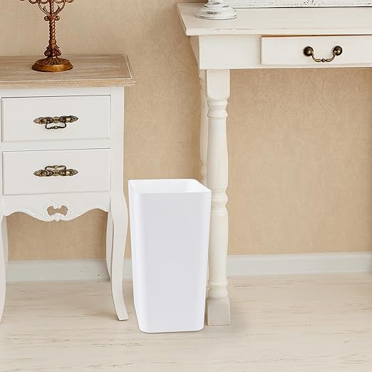 4.5 Gallon Plastic Waste Basket Small Deskside Wastebasket Trash Can for Office Bathroom Bedroom Kitchen 3 Packs