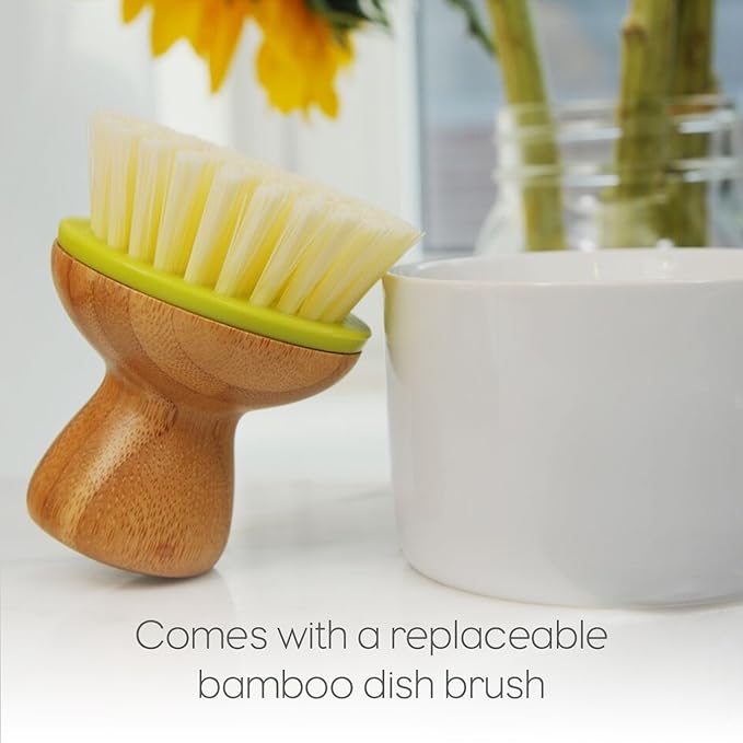 Full Circle Bubble Up Dish Brush White (Pack of 6)