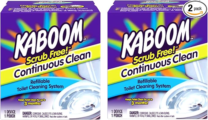 Church And Dwight 35113 kaboom Scrub Free Toilet Cleaning System (Pack of 2)