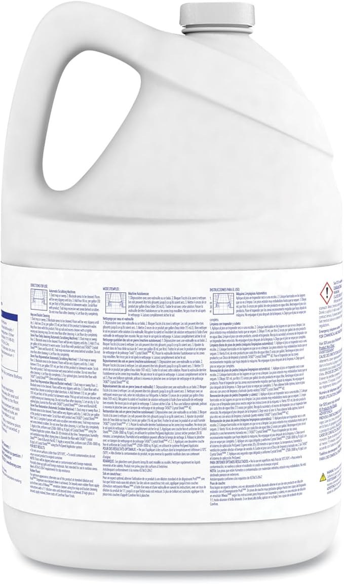 Diversey 94512767 Wiwax Cleaning &amp Maintenance Emulsion Liquid 1 gal Bottle 4/Carton