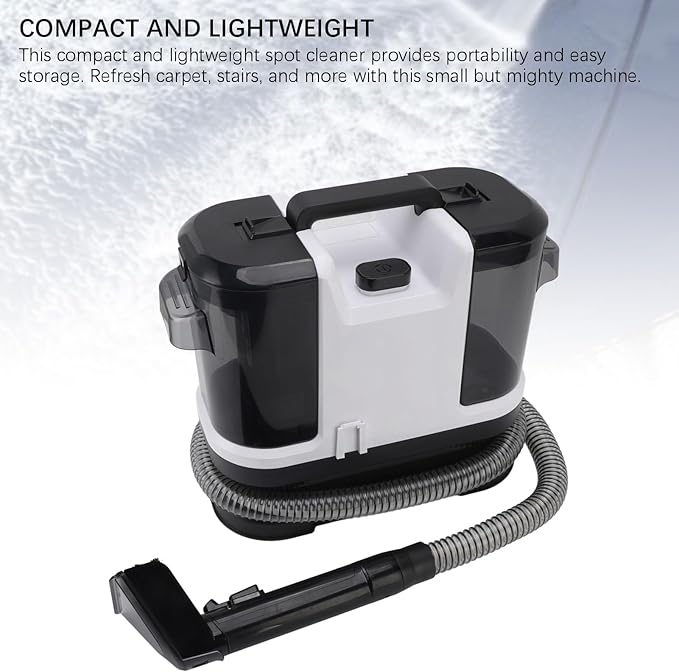 Portable Carpet Care Appliance 14Kpa | Effective Suction Spot Care Appliance for Marks on Carpets/Couches/Car Seats | 21.33ft Cord with 2 Brush Heads