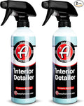 Adam's Polishes Interior Detailer 16 fl. oz - Total Car Cleaner Protectant &amp Dressing | All Purpose Leather Conditioner | Vinyl Dashboard Screen Seat Cleaner &amp More - Pack of 2