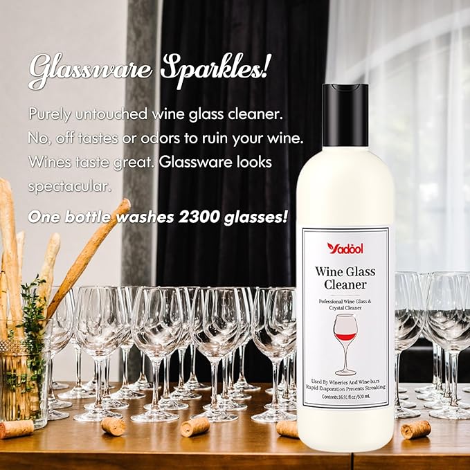 Silk Plant &amp Wine Glass Cleaner Duo – Effortless Shine for Greenery &amp Gourmet Moments