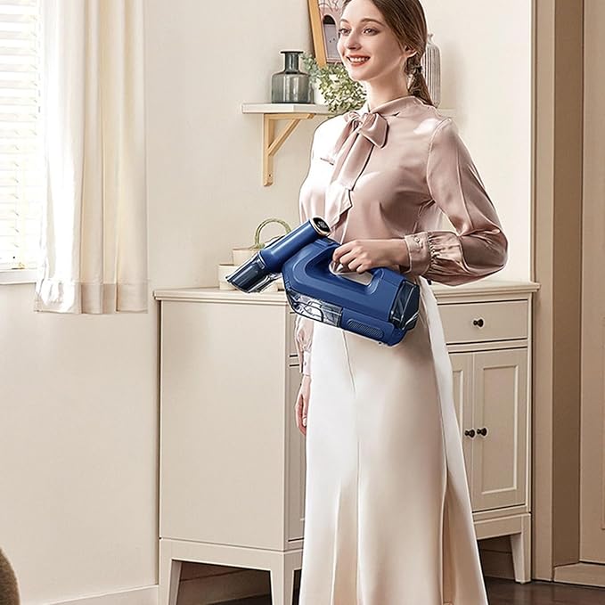 Handheld Carpet Cleaner Machine Rechargeable Rug Couch Deep Cleaning Equipment with Smart Touch Panel for Furniture Couch Mattress Car Seat