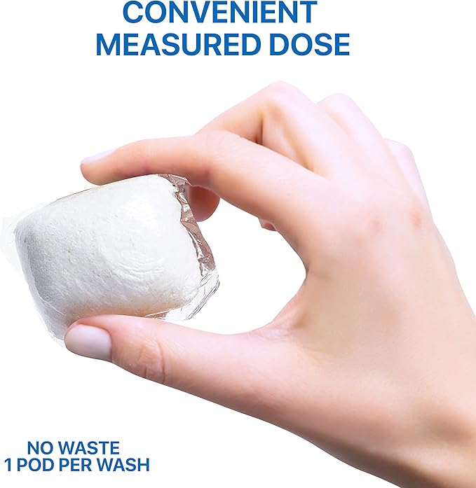 Nature Clean Stink Bombs Laundry Odor Eliminator Pods for Clothes Removes Pet Sweat Grease Mildew &amp Sports Odors Laundry Deodorizer for Home Use 60 Count (Pack of 1)
