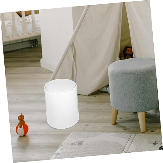 Press Lid Garbage Bin Trashcan Kitchen Trash Can Compact Wastebasket Office Waste Bin