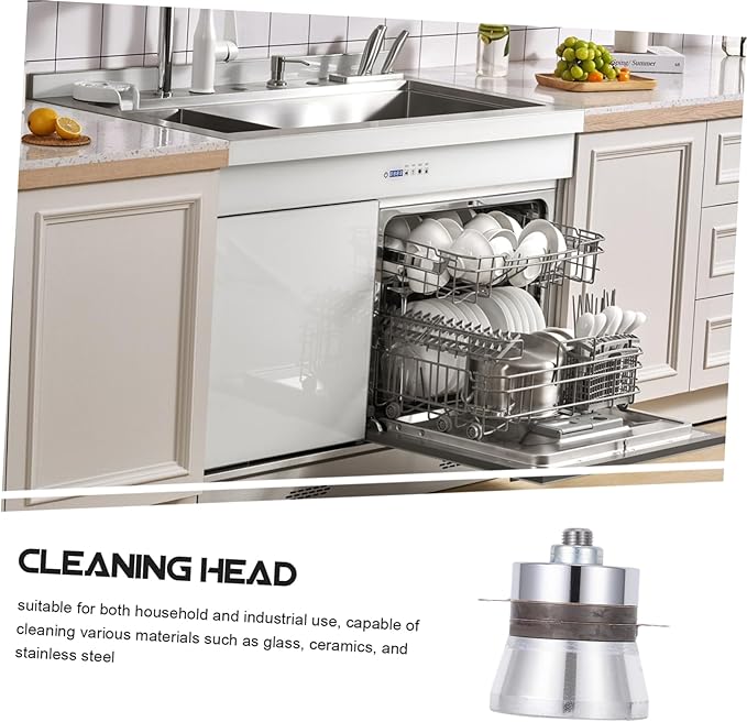 PRETYZOOM 60w Advanced Ultrasonic Cleaning Machine for Dishes Retainer Cleaner Multi-material Energy-efficient Dishwasher Accessory