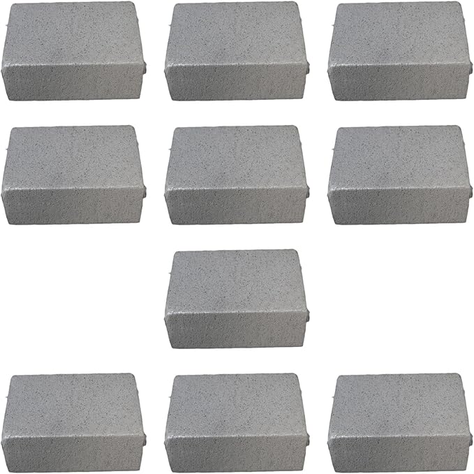 10x Grill Cleaning Bricks Pumice Griddle Cleaning Stones Multipurpose