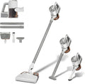 Wet Dry Vacuum Cleaner3-in-1 Cordless Vacuum and Mop Combo45Mins Runtime Vacuum Cleaners45KPA Strong SuctionAnti-Tangle Brush Roll Removable water tank for Home/Pet Hair/Carpets/FloorsWhite